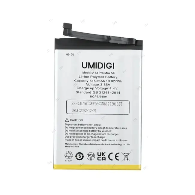 UMIDIGI A13 Pro Max バッテリー