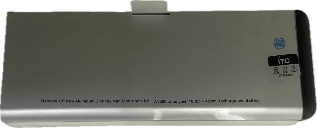 MacBook Unibody  (13-inch, Late 2008)  バッテリーA1280