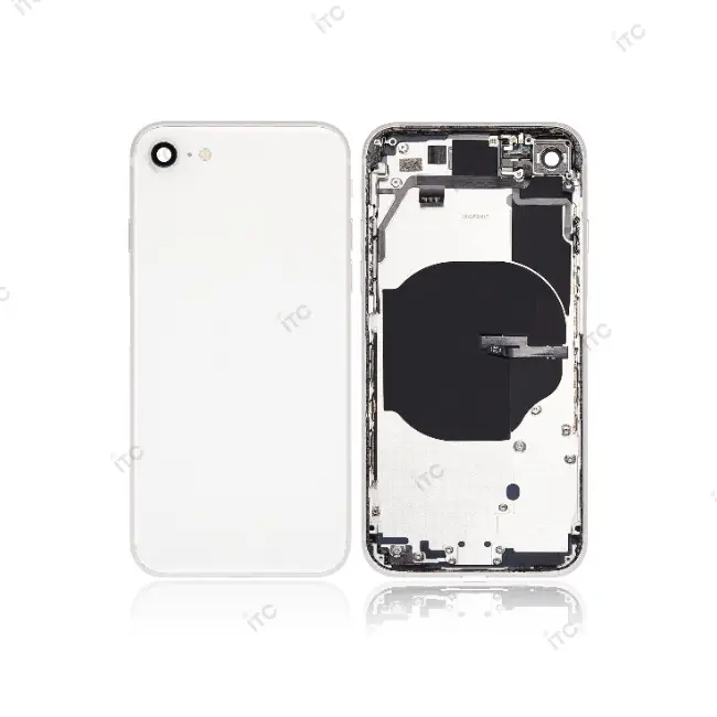 iPhone SE3 バックガラス(フレーム一体型) 再生品 白
