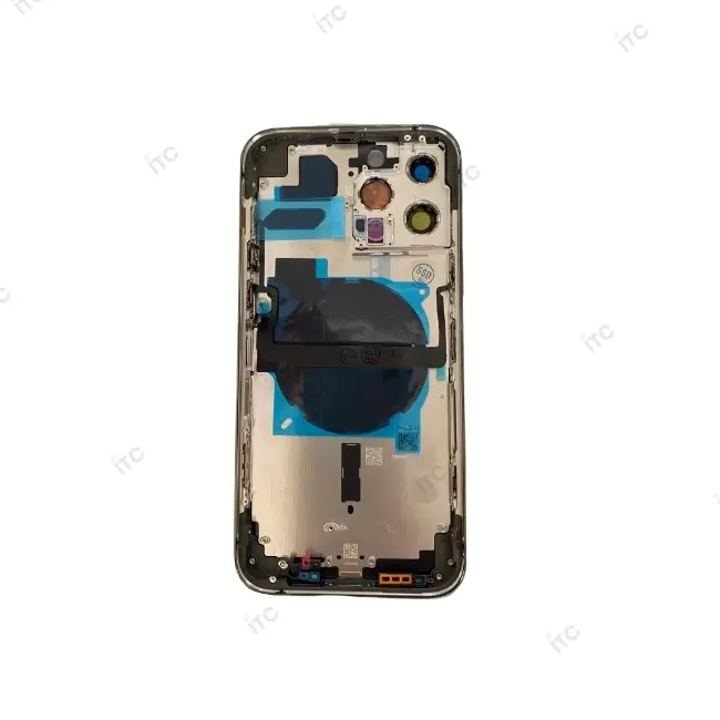  iPhone 13 Pro Max バックガラス(フレーム一体型) 互換品 黒