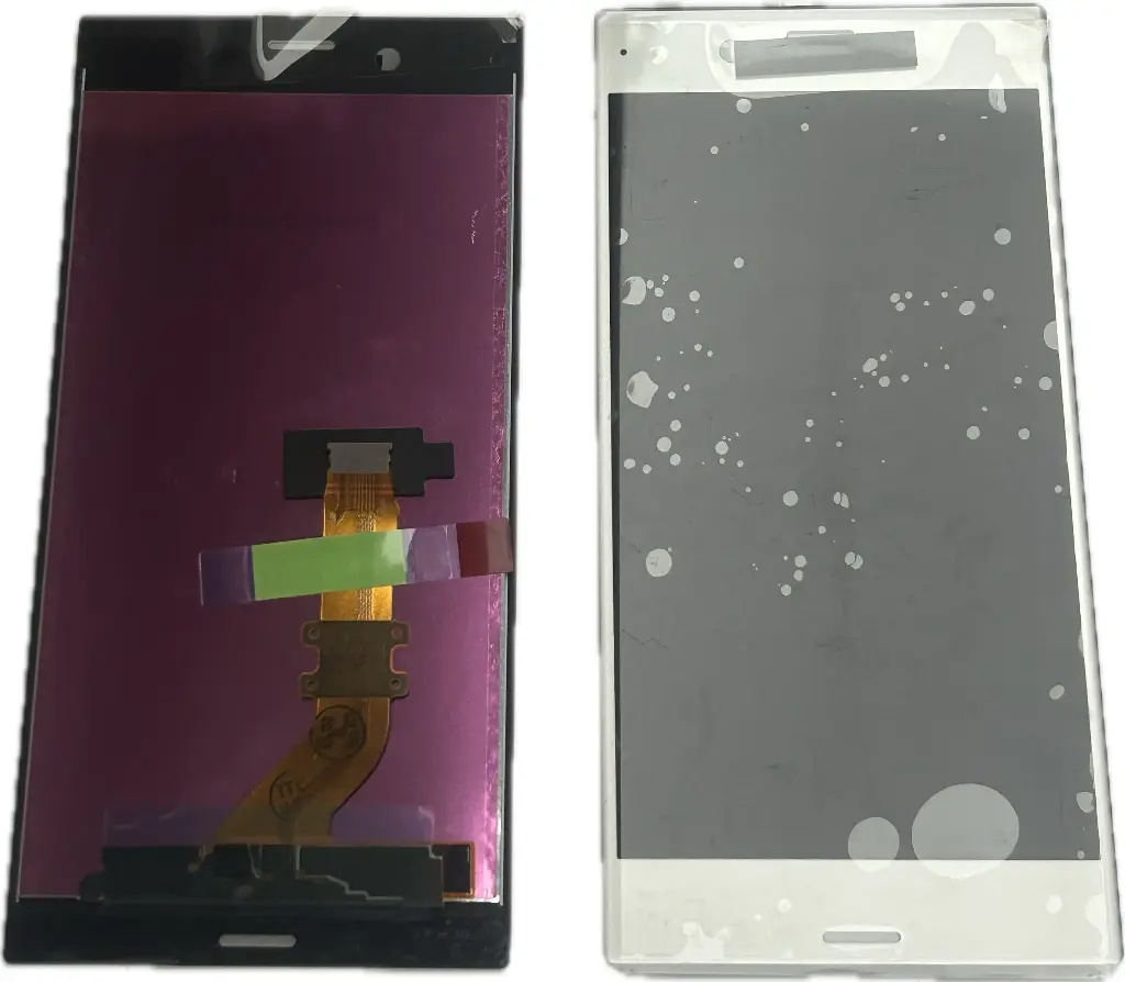 Xperia XZ フロントパネル 銀（再生品）　