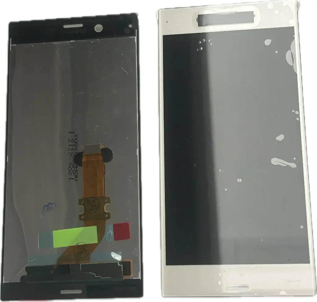 Xperia XZs フロントパネル 銀（再生品）　