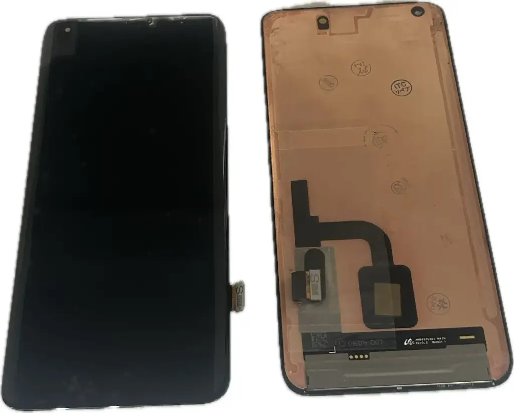 Xiaomi Mi 10 5G-Mi 10 Pro 5G フロントパネル 黒（再生品）　