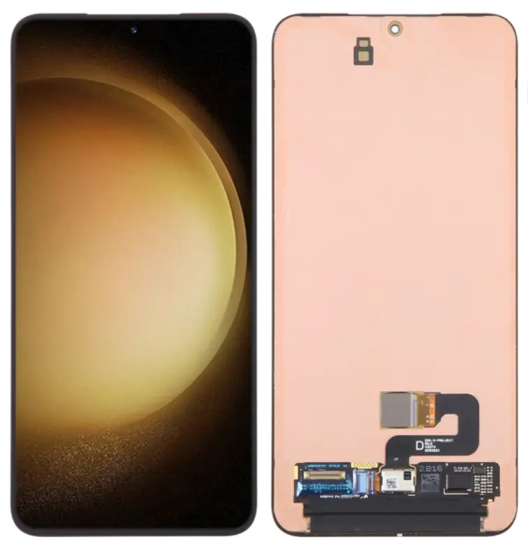 Galaxy S23+ フロントパネル 黒（再生品）　