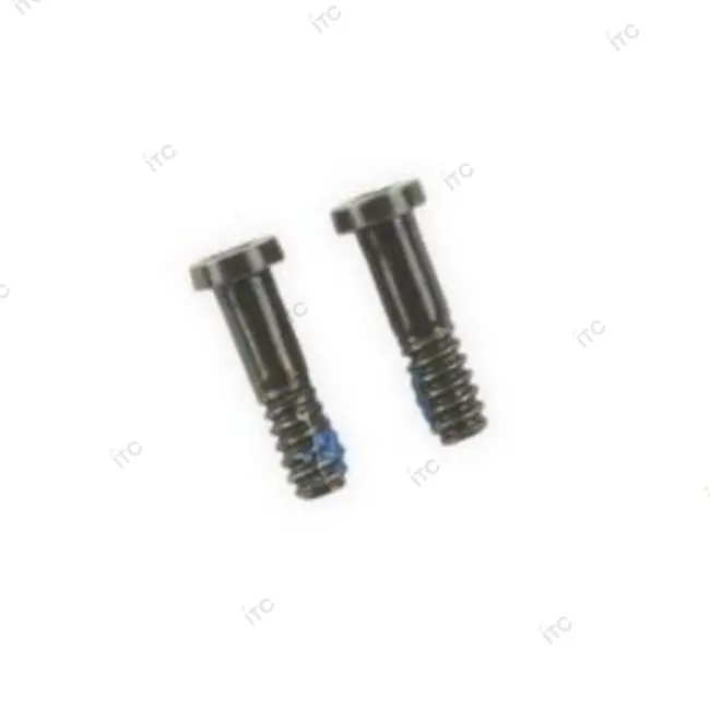 iPhone 5S-SE ボトムスクリュー星形ネジ 2本セット 黒