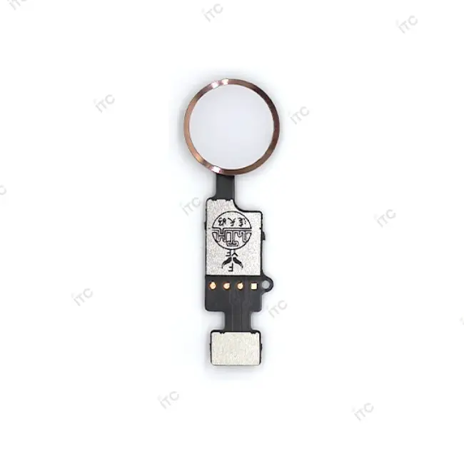 iPhone 7G-7P-8G-8P-SE2-SE3 感圧式ホームボタン ローズゴールド