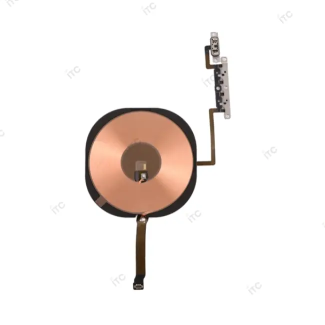  iPhone 11Pro Max Qi充電コイル＆ボリュームフレックスケーブル