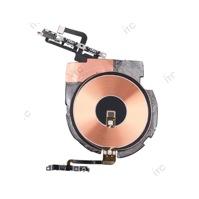 iPhone 12-12 Pro NFC-Qi充電コイル-電源音量ケーブル