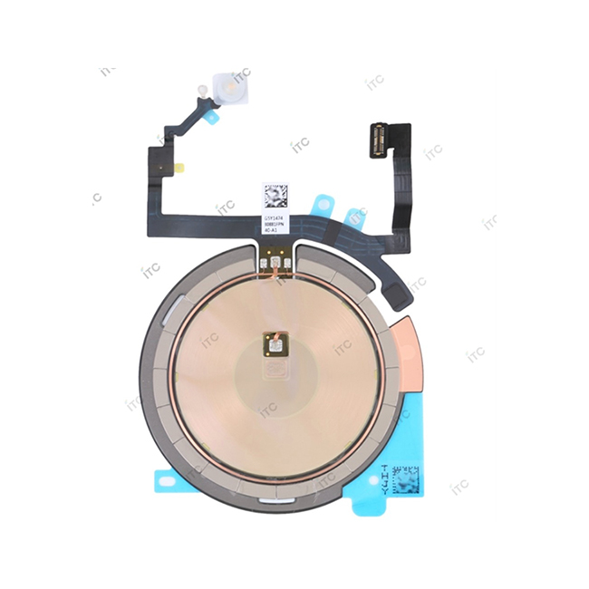 iPhone 14 Qi充電コイル＆フラッシュライトセンサーフレックスケーブル