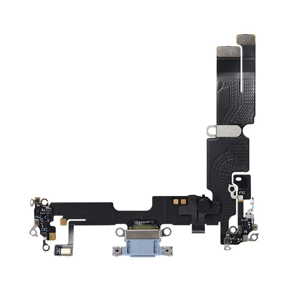 iPhone 14Plus ドックコネクター 青（取り外し品）