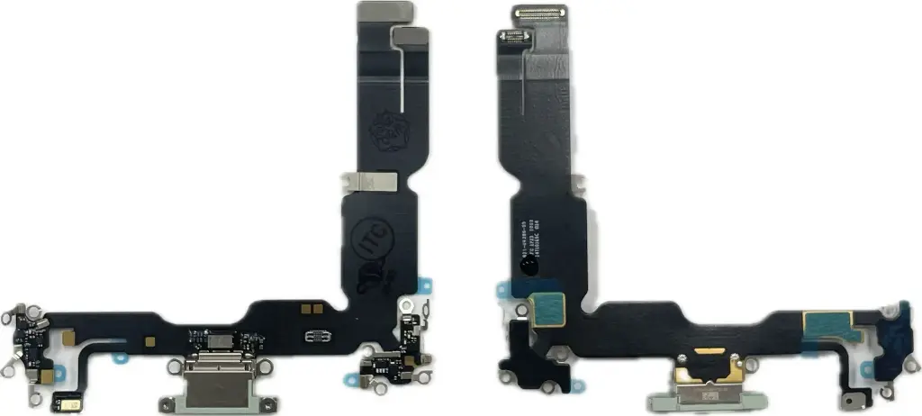 iPhone 15 Plus ドックコネクター 緑（取り外し品）