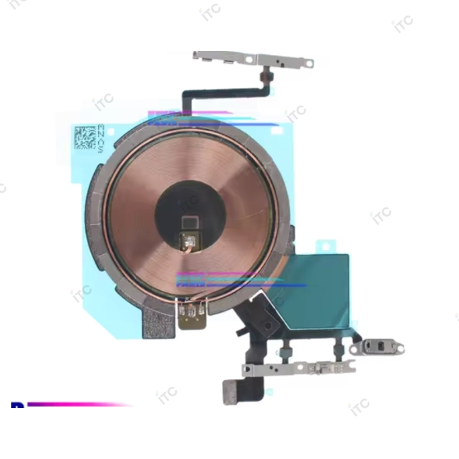 iPhone14Pro Max Qi充電コイル＆パワーボリュームフレックスケーブル