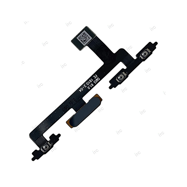 Xperia 10 電源-音量-指紋ボタンケーブル 黒