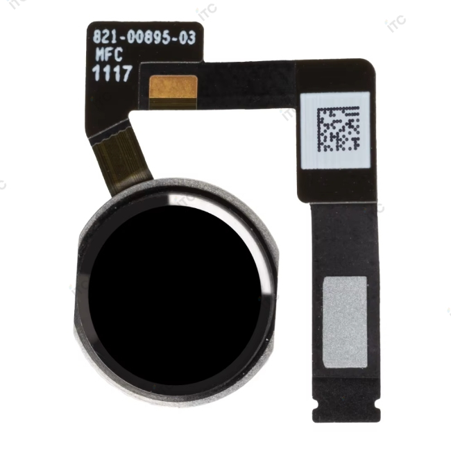 iPad 10.5/Pro 12.9(第2世代)/Air3 ホームボタンケーブル 黒