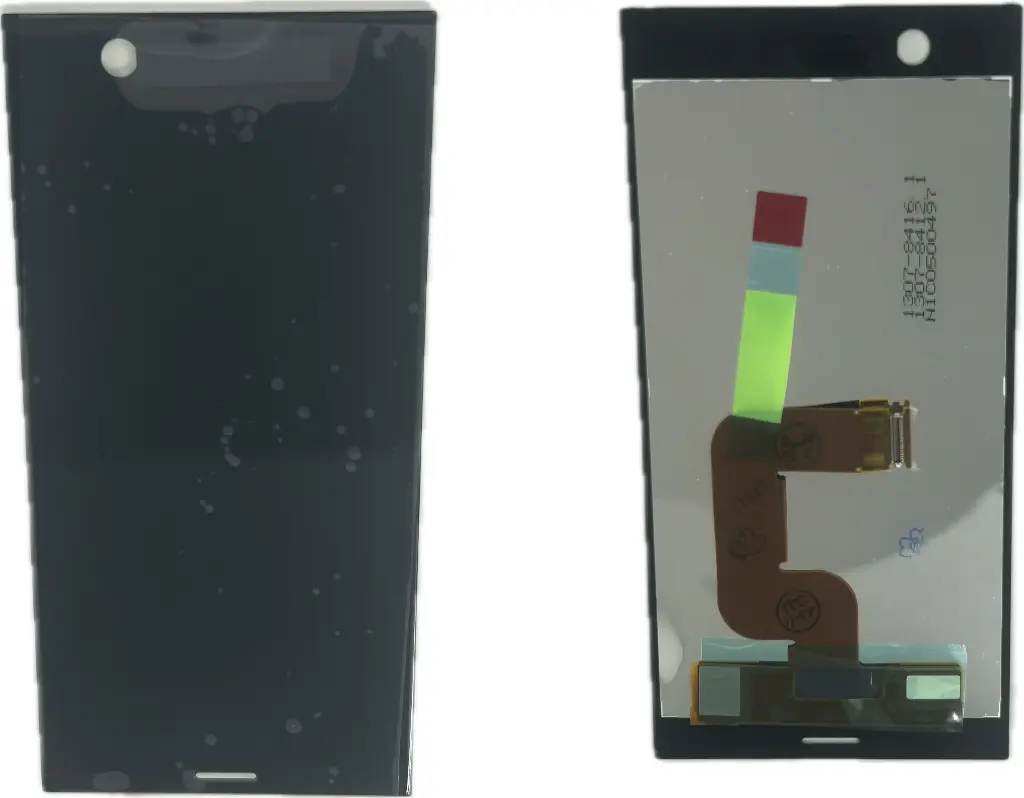 Xperia XZ1 Compact フロントパネル 黒（再生品）　