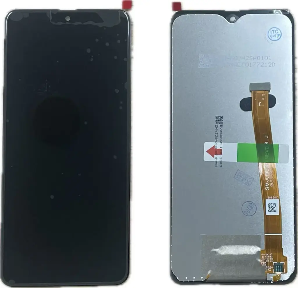 Galaxy A20/A21/A22フロントパネル 日本版 黒 REV0.8 （再生品）　