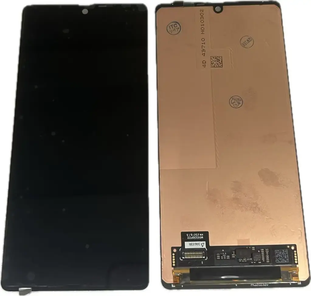 AQUOS R8 フロントパネル 黒（再生品）　