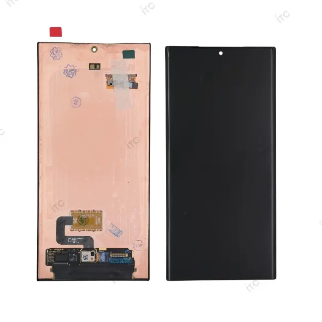 Galaxy S23 Ultra フロントパネル 黒（再生品）　