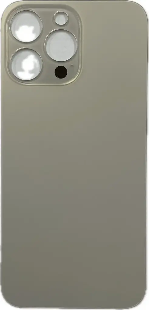 iPhone 14ProMax  バックガラス 互換品（ゴールド)