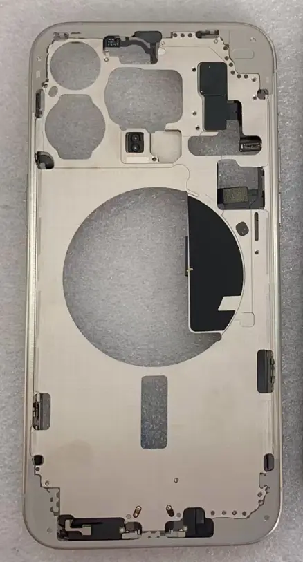 iPhone 15 Pro Max フレーム（スモールパーツ付き）互換品 白