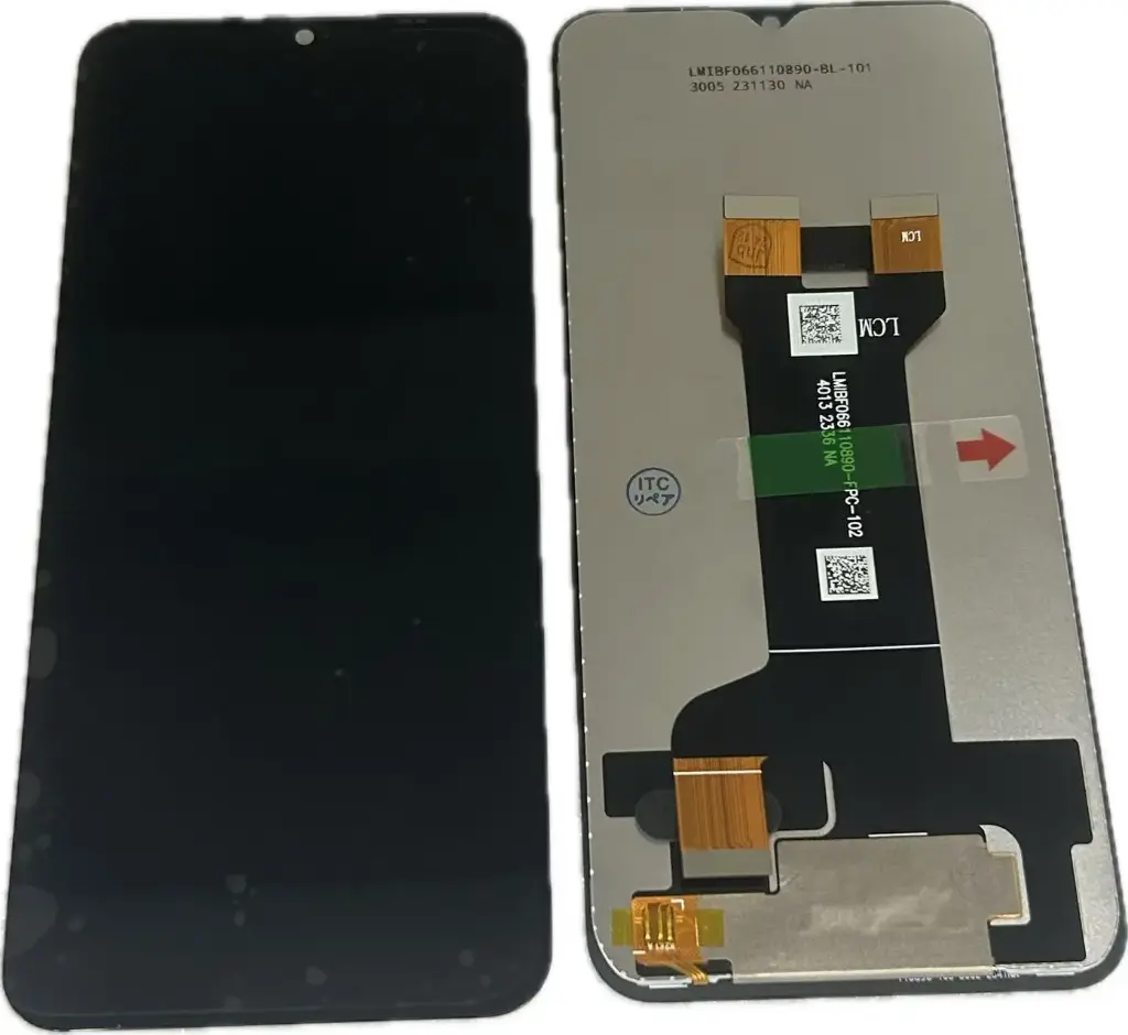 ZTE Libero 5G Ⅳフロントパネル 黒 再生品
