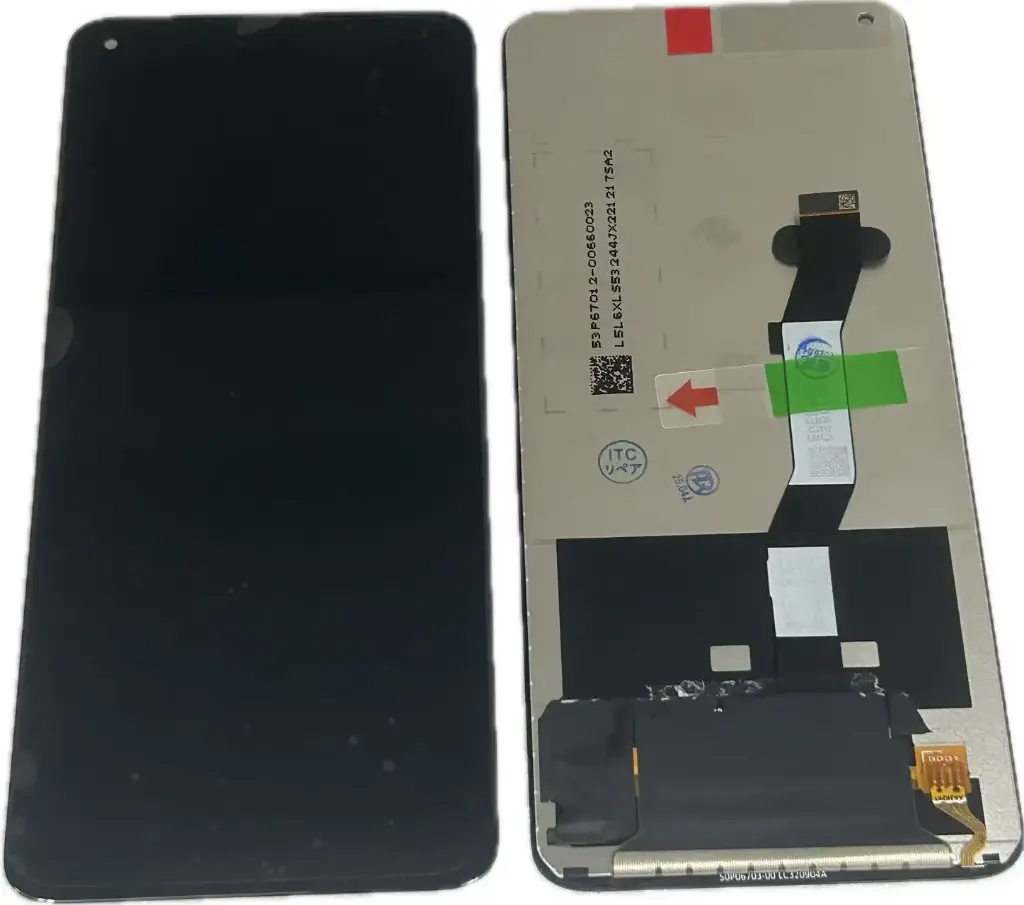 Xiaomi Mi 10T フロントパネル 黒 再生品