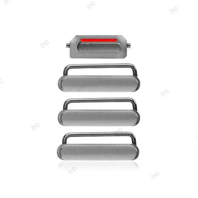 iPhone 6 Plus 電源ボタン/音量ボタン/サイレントスイッチ /トレー(1セット )グレー