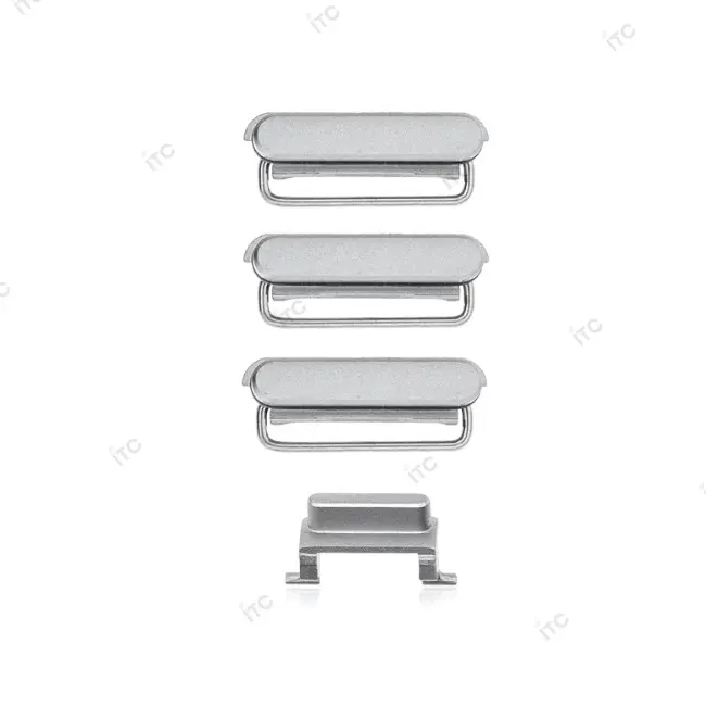 iPhone 6S 電源ボタン/音量ボタン/サイレントスイッチ /トレー(1セット )シルバー