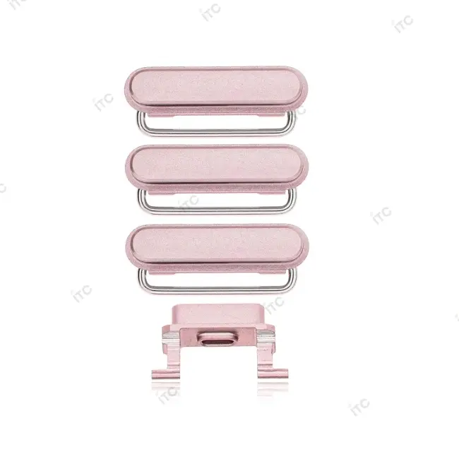 iPhone 6S Plus 電源ボタン/音量ボタン/サイレントスイッチ /トレー(1セット )ローズゴールド