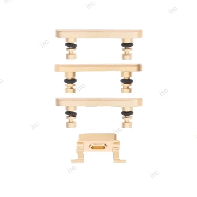 iPhone 7 Plus 電源ボタン/音量ボタン/サイレントスイッチ /トレー(1セット )ゴールド