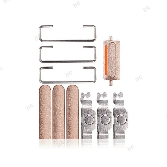 iPhone 8G 電源ボタン/音量ボタン/サイレントスイッチ /トレー(1セット )ゴールド