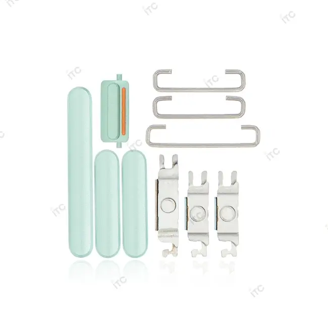 iPhone 11 電源ボタン/音量ボタン/サイレントスイッチ /トレー(1セット )グーリン