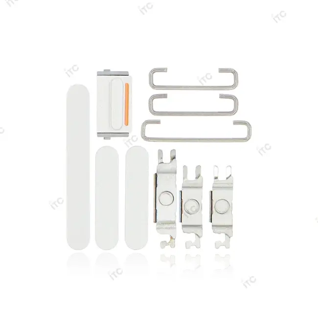 iPhone 12 mini 電源ボタン/音量ボタン/サイレントスイッチ /トレー(1セット )白