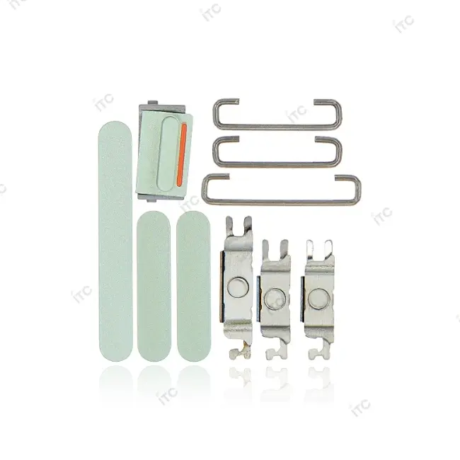 iPhone 12 電源ボタン/音量ボタン/サイレントスイッチ /トレー(1セット )グーリン