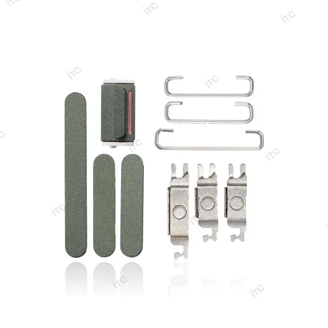 iPhone 13 電源ボタン/音量ボタン/サイレントスイッチ /トレー(1セット )グーリン