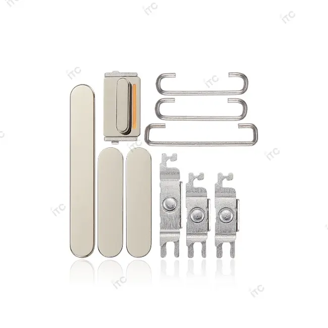 iPhone 14 Pro/iPhone 14 Pro Max 電源ボタン/音量ボタン/サイレントスイッチ /トレー(1セット )ゴールド