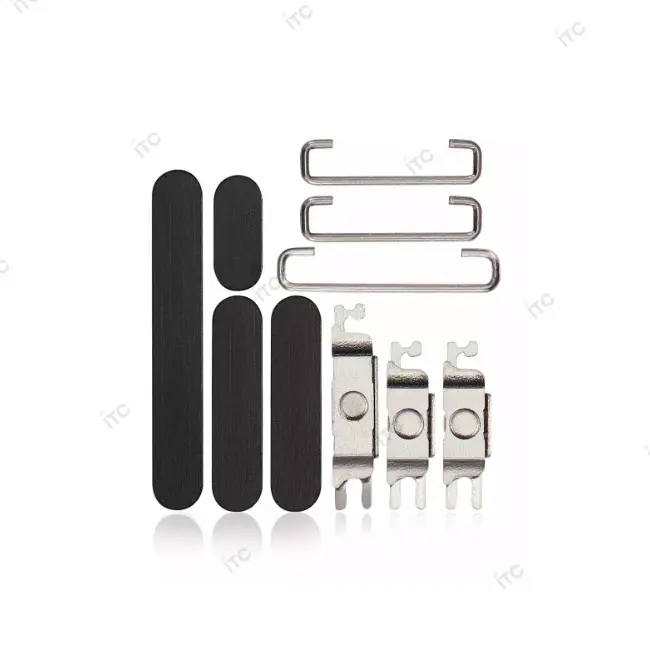 iPhone 15 Pro/iPhone 15 Pro Max 電源ボタン/音量ボタン/サイレントスイッチ /トレー(1セット )黑