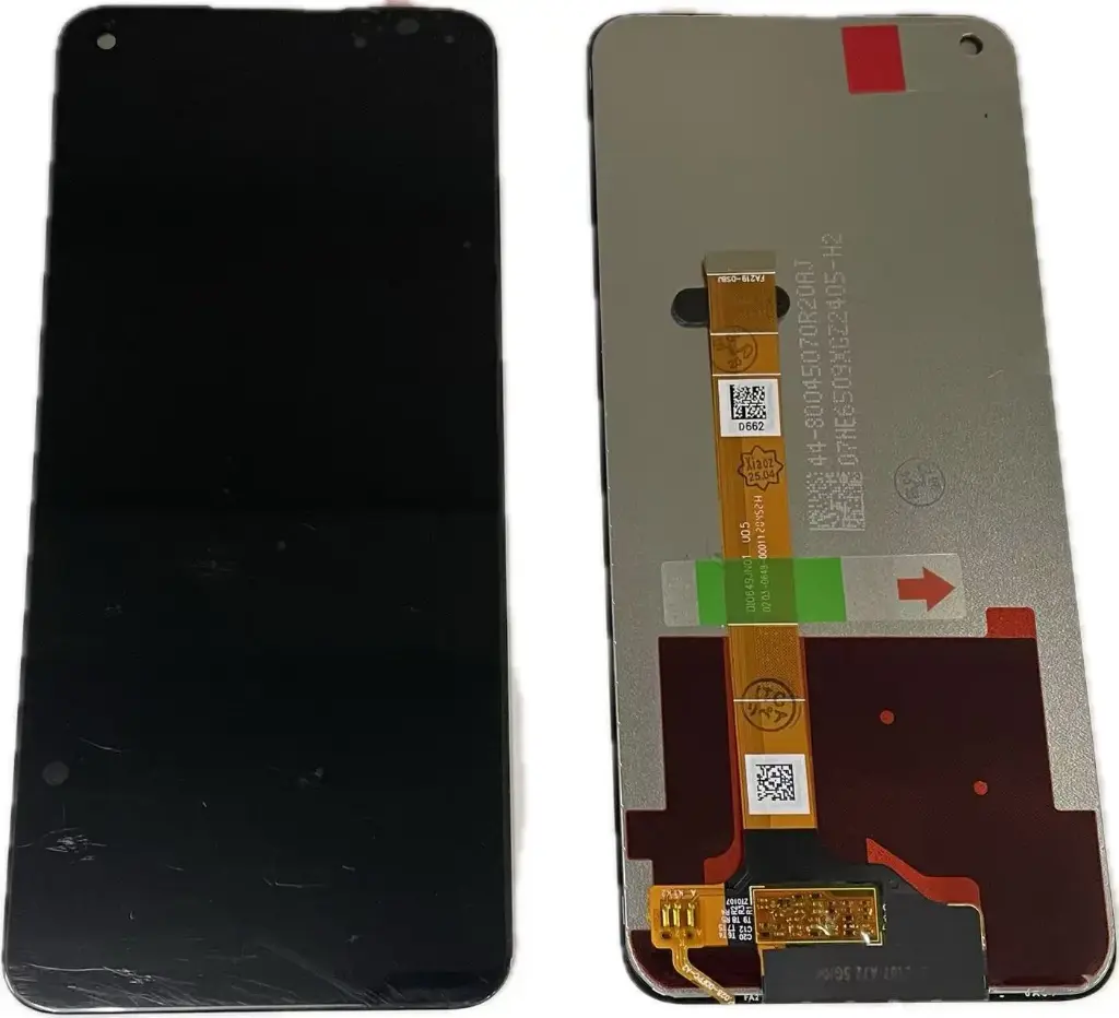 OPPO Reno5A / A54 (5G) フロントパネル 黒（互換品）　