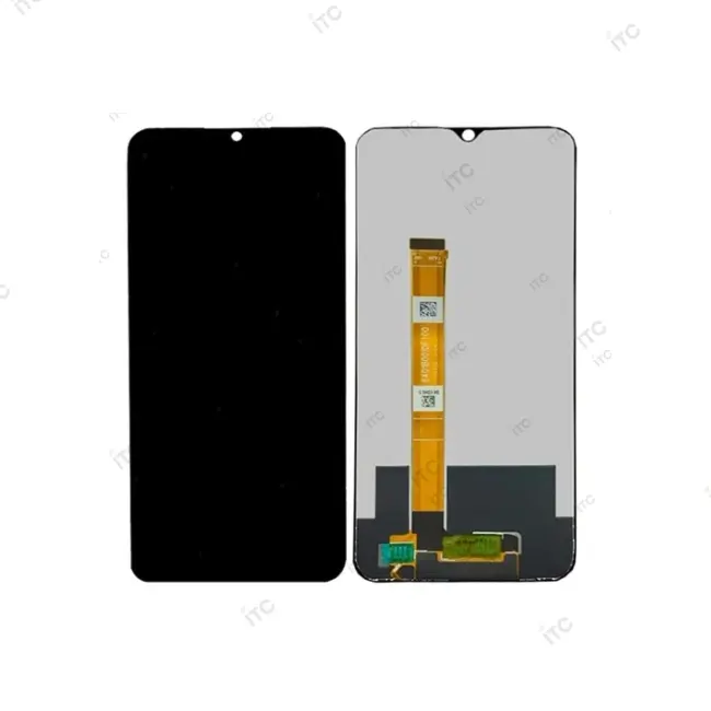 OPPO A15S フロントパネル 黒　互換品