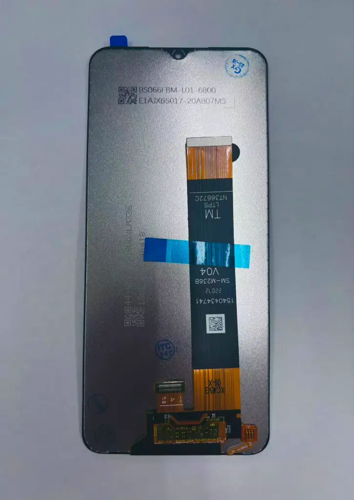 Samsung Galaxy M23 5G フロントパネル 黒 互換品 