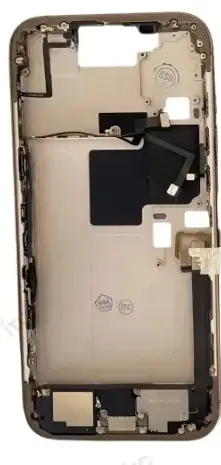 iPhone 16ProMax  フレーム（スモールパーツ付き）)互換品ゴールド