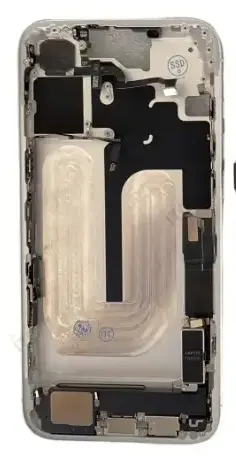 iPhone 16 Plus フレーム（スモールパーツ付き）互換品白