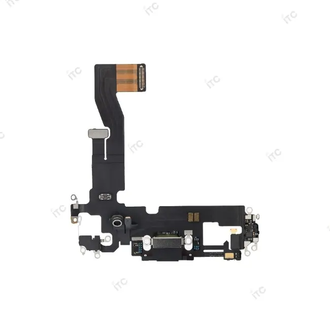 iPhone 12/12Pro ドックコネクター 黒 (互換品-SSS)