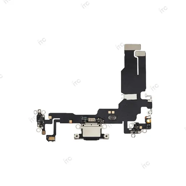 iPhone 15 ドックコネクター 黒 (互換品-SSS)
