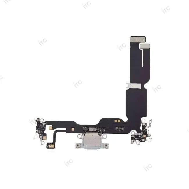 iPhone 15 Plus ドックコネクター 青 (互換品-SSS)