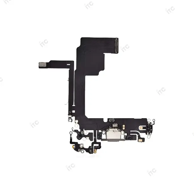 iPhone 15Pro ドックコネクターチタンカラー (互換品-SSS)