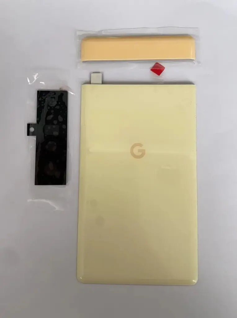 Google Pixel 6 Pro バックガラス イエロー（上+下）