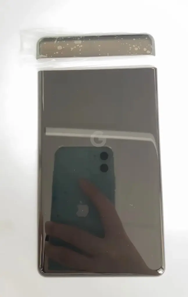 Google Pixel 7 Pro バックガラス （上+下）黒