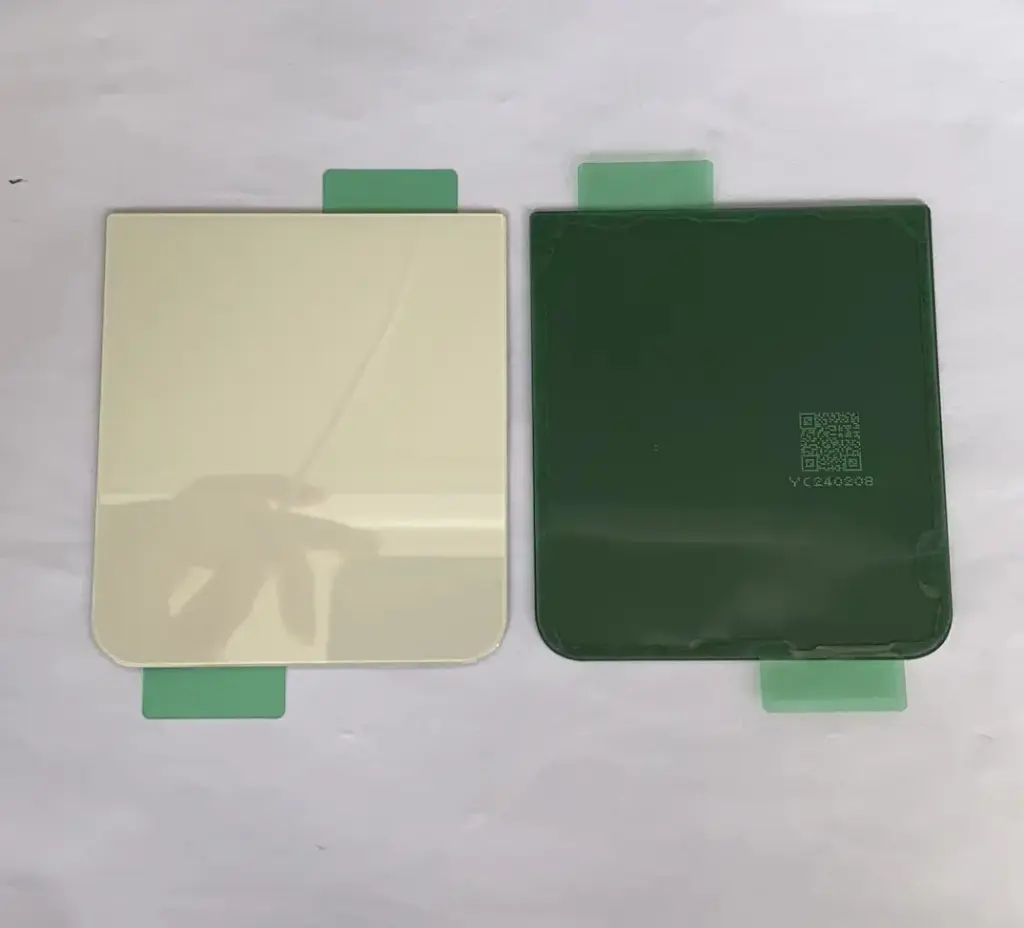 Galaxy Z Flip5  バックガラス クリーム