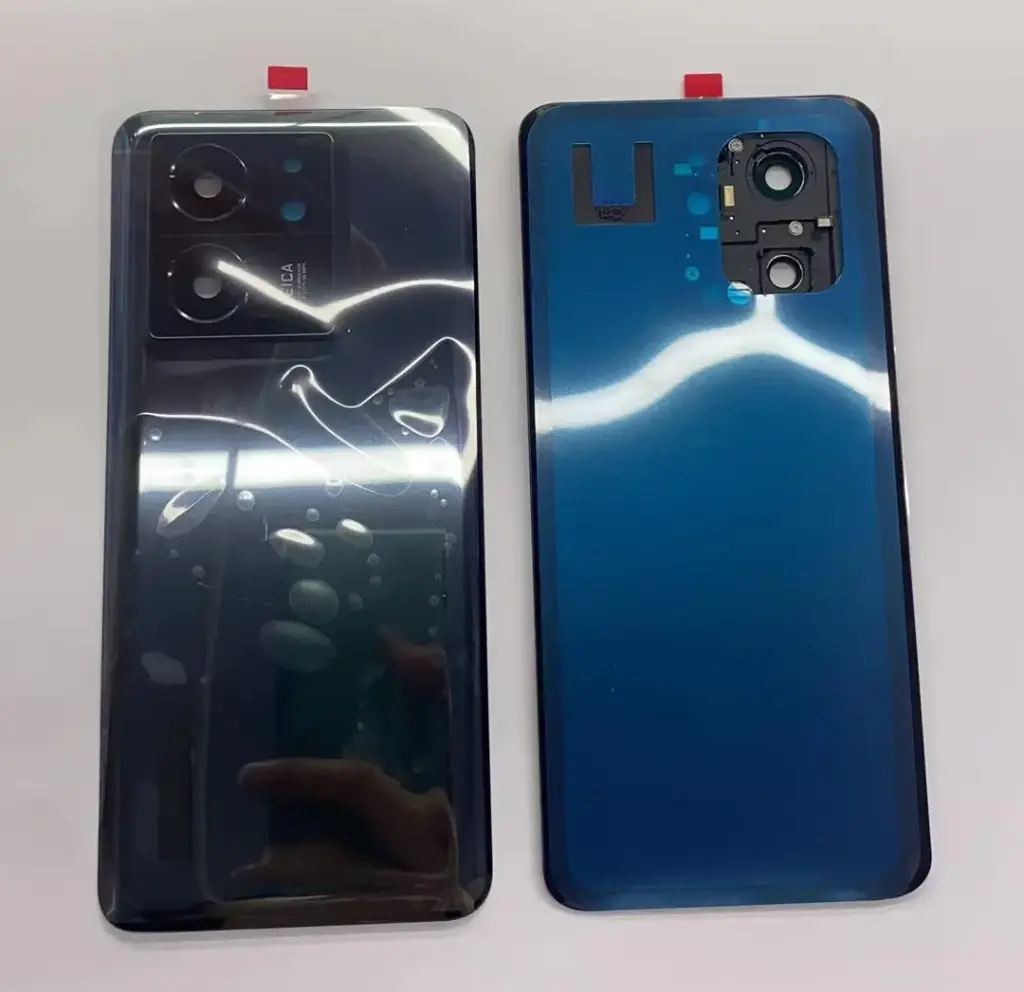 Xiaomi 13T/13T Pro バックガラス(フレーム付き)ブラック